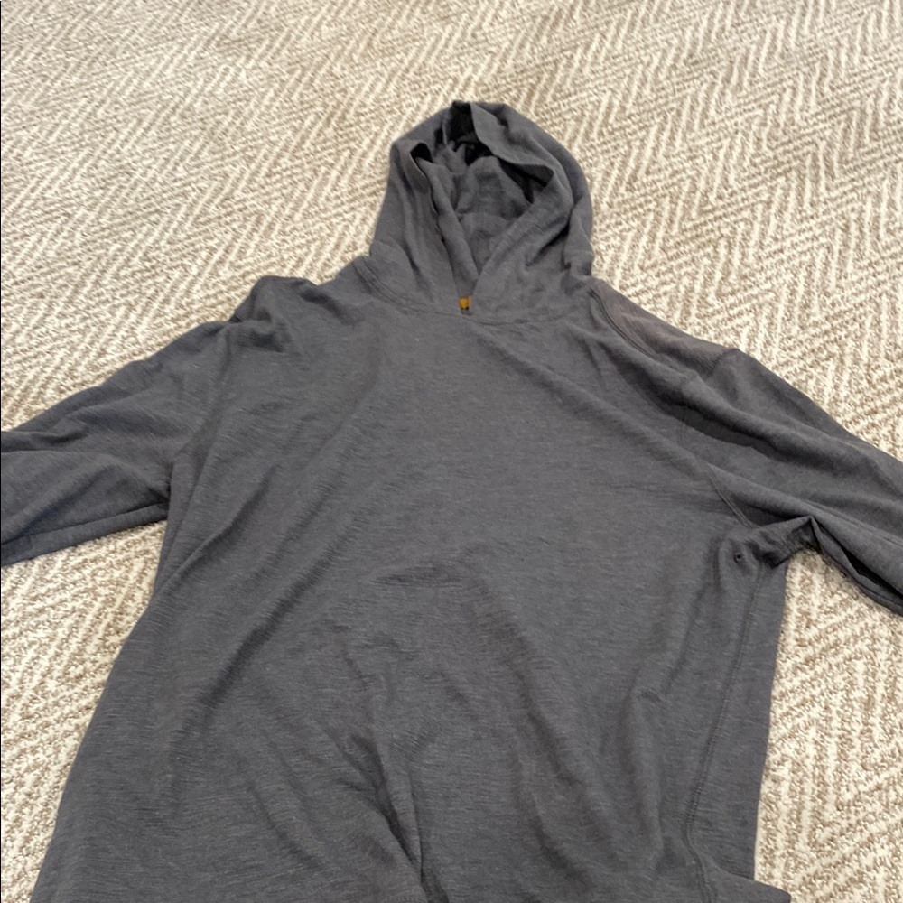 Men's Gray Hoodie Shirt